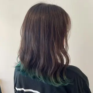ミディアム カラー 【STORY】 🧁misaki🧁のヘアスタイル