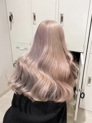 ロング カラー ブリーチ/ハイトーン /レイヤーのヘアスタイル