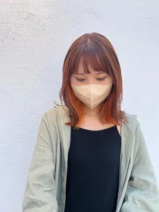 ミディアム カラー SALOWIN神戸三宮店所属・【美髪を叶える】中谷 彰宏（アキ)のヘアスタイル