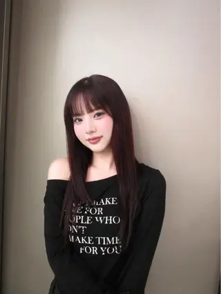 ロング カラー kao/似合わせ/ 個性派モード/iciのヘアスタイル