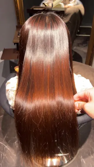 ロング カラー 🌟縮毛矯正/ 髪質改善/髙橋🌟のヘアスタイル