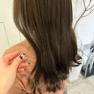 ミディアム カラー CHAINON×FeM#所属・名駅/sHiHo/透 明感カラー✨🎀/のヘアスタイル
