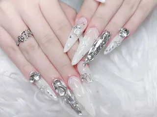 ネイル MoMoA Nail ネイル長さ出し専門店のネイルデザイン