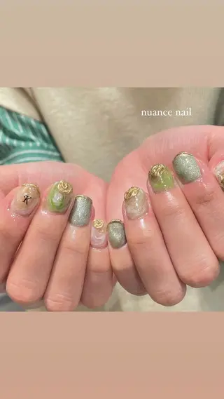 ネイル 淡色ネイル 🎀moeのネイルデザイン