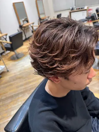 パーマ 平塚 夏也のヘアスタイル