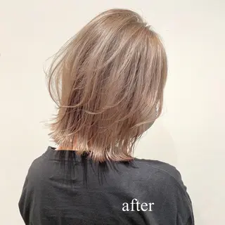 ミディアム 韓国くびれレイヤー 🇰🇷はづきのヘアスタイル