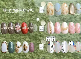 ネイル 吉川市 ネイルサロンLのネイルデザイン