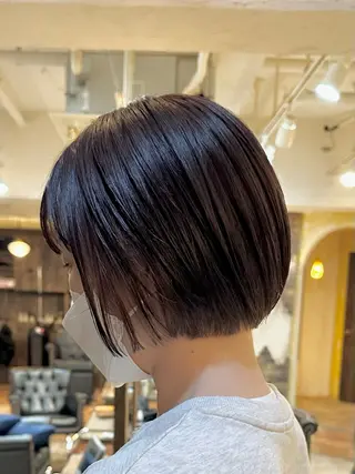 ショート 髪質改善/縮毛矯正/ 艶カラー/内山翔太のヘアスタイル