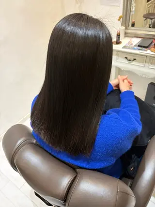 ミディアム 艶髪/髪質改善‎🤍 重野真心🫧のヘアスタイル