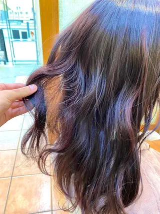 セミロング カラー 髪質改善専門店QOLU所属・✨髪質改善専門店✨ QOLU✨のヘアスタイル