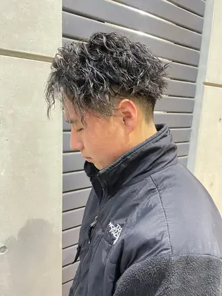 ショート パーマ メンズ メンズカット/パーマ 特化motooのヘアスタイル