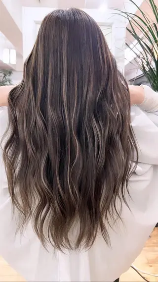 ロング カラー ヘアアレンジ 久米 治仁のヘアスタイル