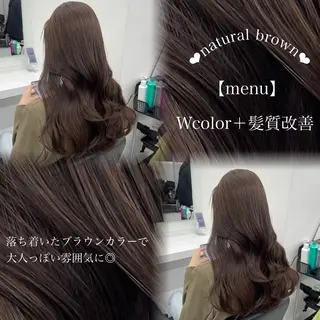 ロング カラー 🤍レイヤー/顔周り /hirari🤍のヘアスタイル