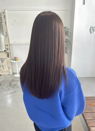 ロング 松谷 圭のヘアスタイル