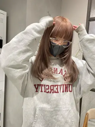 ロング カラー 🦋レイヤーカット ミドリカワ🦋のヘアスタイル