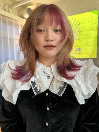 ロング カラー haco＋所属・圧倒的デザイン力 店長🎨RENAのヘアスタイル