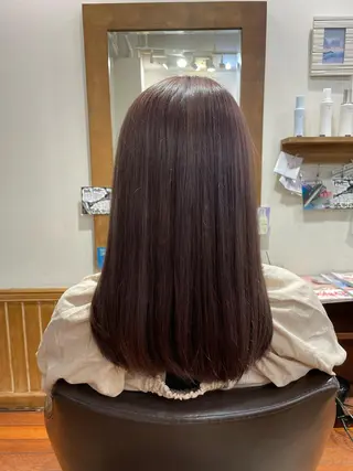 セミロング カラー enu tokyo所属・🪸カラーモデル募集 🪸RaNのヘアスタイル