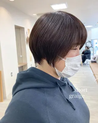 ショート カラー 初めてのショート お任せください✂️のヘアスタイル