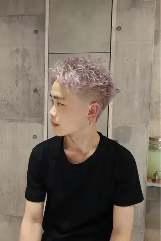 ショート カラー メンズ 佐竹 楓のヘアスタイル