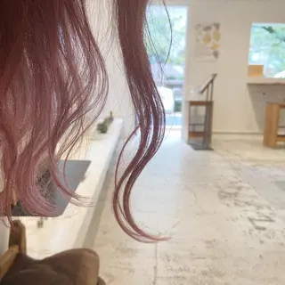 セミロング カラー PULSE yokohama所属・横浜駅/韓国レイヤー カット/髪質改善のヘアスタイル