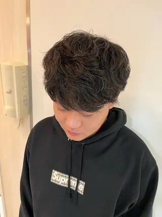 パーマ メンズ 0円メンズモデル募集 🎄*佐藤 理呼🦌のヘアスタイル