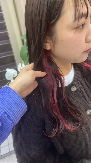 セミロング nico🏁 rihoのヘアスタイル