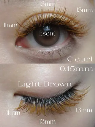 マツエク・マツパ Total Beauty Esent所属・Esent🎀 Hiiのマツエク・マツパデザイン