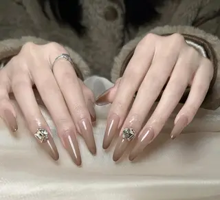 ネイル By moonネイル 🌷ワンホン/韓国風のネイルデザイン