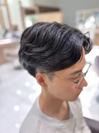 ショート パーマ 🐈‍⬛SARA🎀 メンズ縮毛矯正のヘアスタイル