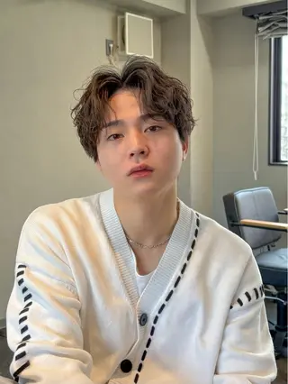 ショート カラー パーマ メンズ 🎧【パーマ師】 SOUMA🎧のヘアスタイル