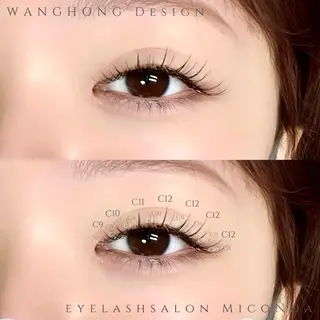 マツエク・マツパ MicoNoa所属・MicoNoa Asamiのマツエク・マツパデザイン