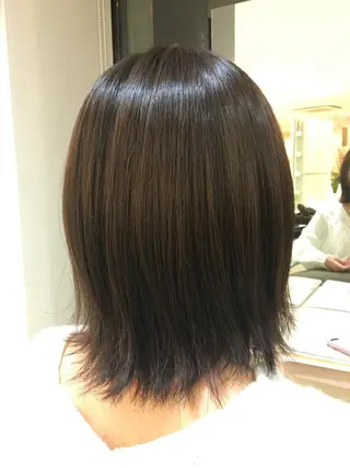 ミディアム 🌟ROUGE 🧸おびつななみのヘアスタイル