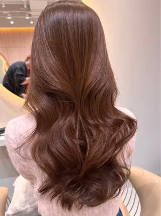 カラー ❤️ブリーチなし💚 ダブルカラー平野実花のヘアスタイル