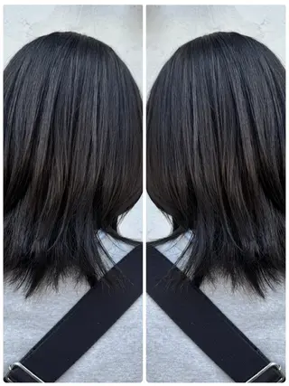 ミディアム 艶カラー🕊️ ✴︎Yukari✴︎のヘアスタイル