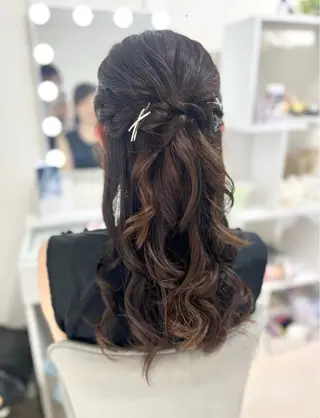 ロング ヘアセット/金山 佐野 妃都美のヘアスタイル