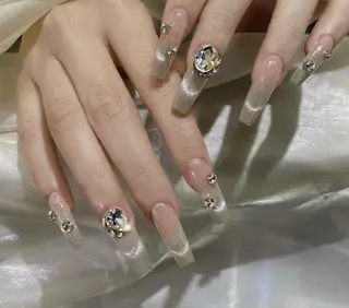 ネイル By moonネイル 🌷ワンホン/韓国風のネイルデザイン