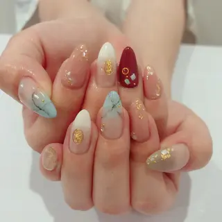ネイル a:Qネイル /久米川のネイルデザイン