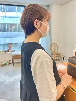 ショート カラー pole所属・【pole】 minaのヘアスタイル