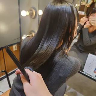 ロング 髪質改善ストレート Kantaのヘアスタイル