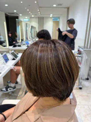 ショート 🌼丸みボブ🌼 ショート　柏木結太のヘアスタイル