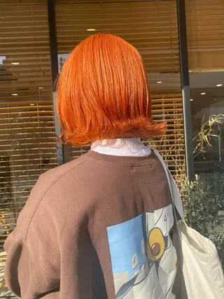 ショート カラー ヘアアレンジ パーマ指名No1 /namiのヘアスタイル