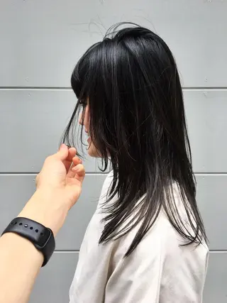 ロング カラー ハイトーン/レイヤー /ウルフ⭐️永田⭐️のヘアスタイル