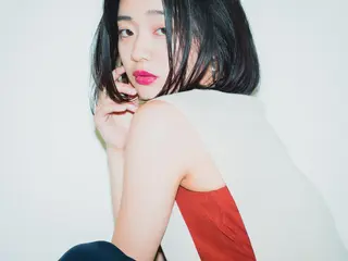 ミディアム カラー パーマ マツエク・マツパ 水口 英里のヘアスタイル