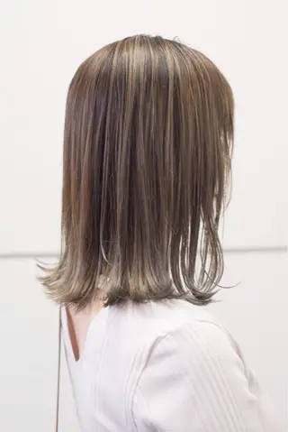 ミディアム カラー 千葉 慎也のヘアスタイル