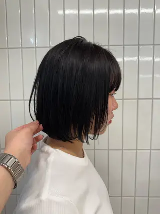 ショート nico TOKYO所属・ニュアンス/ センターパート/イノのヘアスタイル