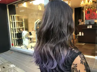 セミロング カラー 渡辺 広輝のヘアスタイル