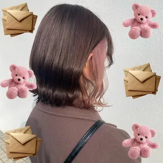 ミディアム カラー 韓国ヘア特化 💟 ララア 💟のヘアスタイル
