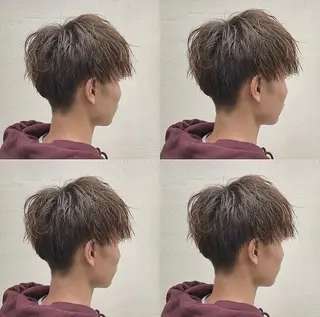 カラー パーマ メンズ 髪質改善🫧ベージュ 椙山 響のヘアスタイル