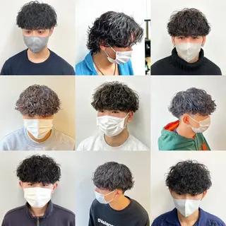 メンズ 33【SASA】OSAKA【ササ】所属・✂︎メンズパーマ✂︎ 伊藤秀真のヘアスタイル