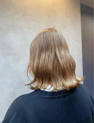 ミディアム カラー silk🕯 hikaruのヘアスタイル